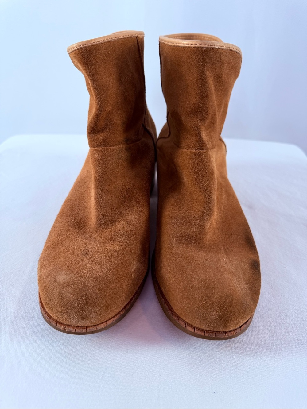 Ugg Darling Suede Pull‎ On Ankle Boot in Brown Size 9 - Picture 3 of 10
